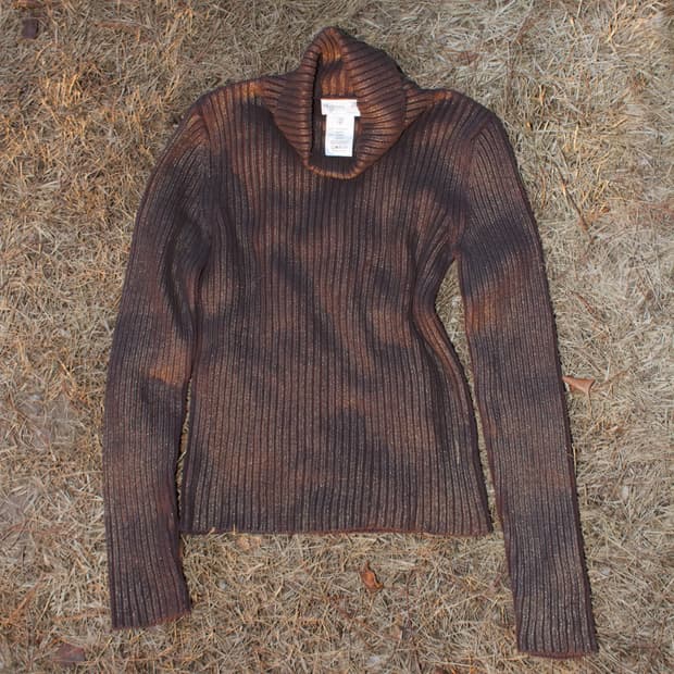 agnes b 펄 페인티드 니트