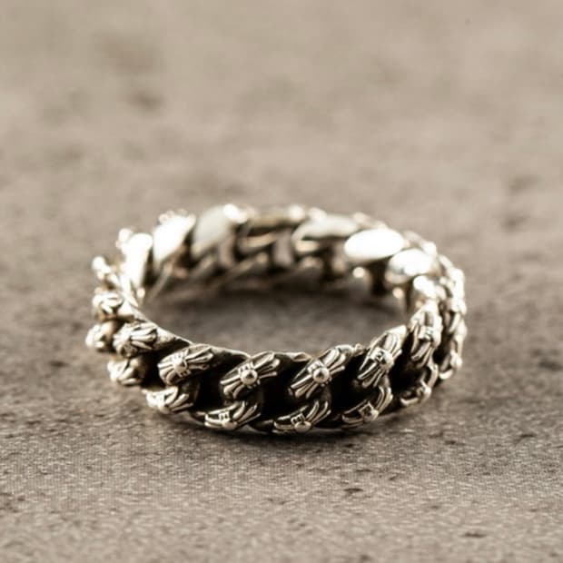 [us11] 크롬하츠 엑스트라 팬시링 반지 새상품