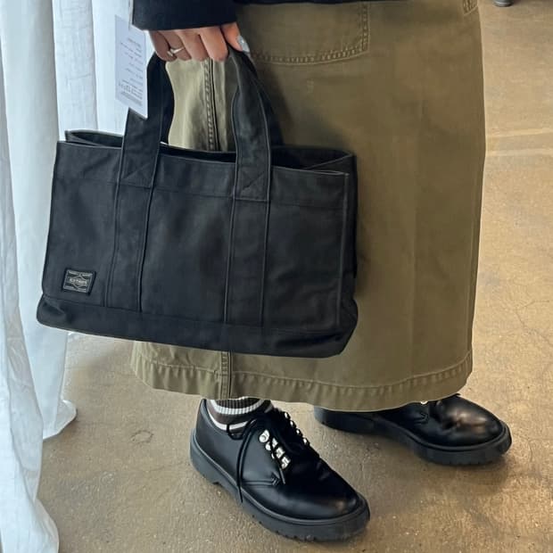 포터 스모키 토트백 블랙