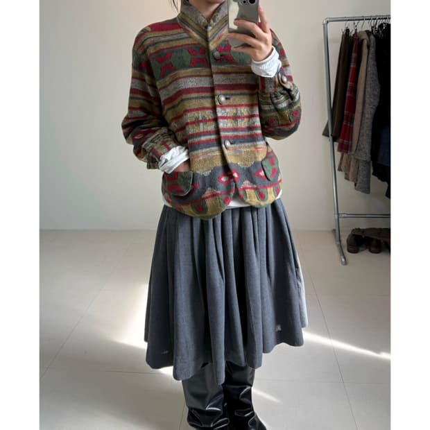 빈티지 울 자켓