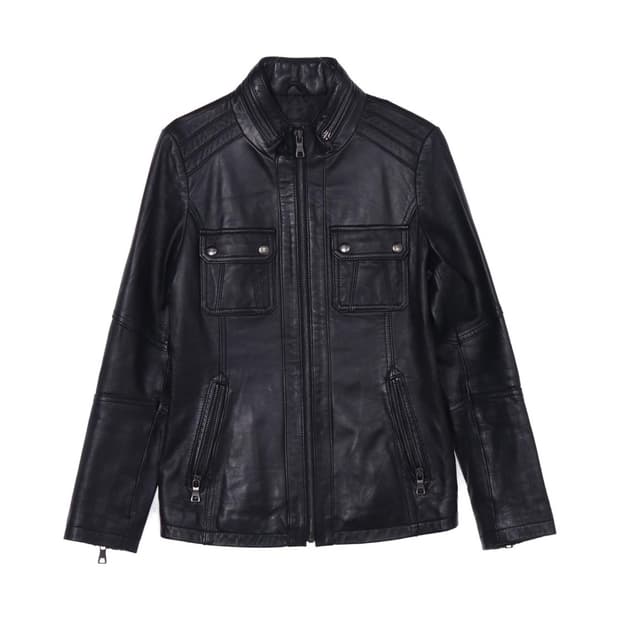 블랙가죽자켓