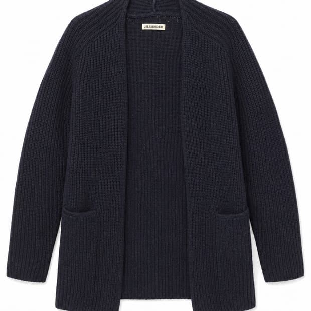 JIL SANDER 네이비 니트 가디건