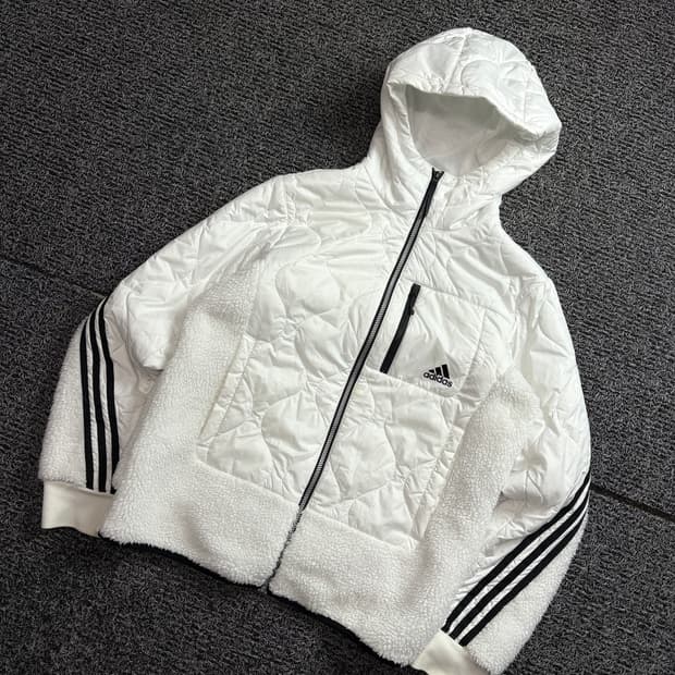 아디다스 하이브리드 쉐르파 퀼팅 트랙 자켓 2301