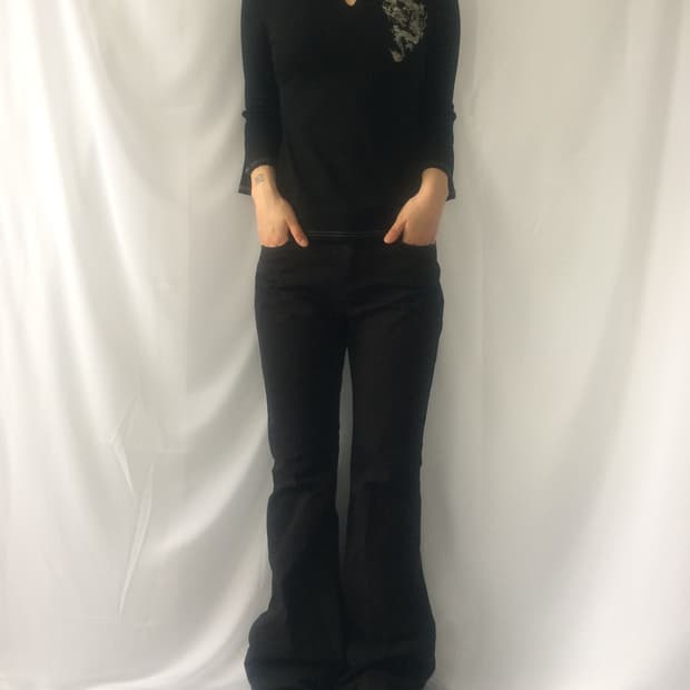 Ozz on dragon needle work shirt top