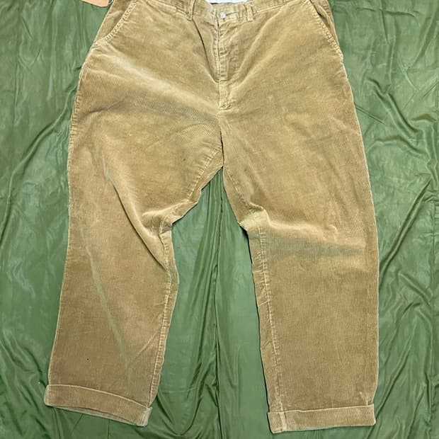 90‘s 폴로 랄프로렌 패치워크 코듀로이 팬츠 36 [브라운]