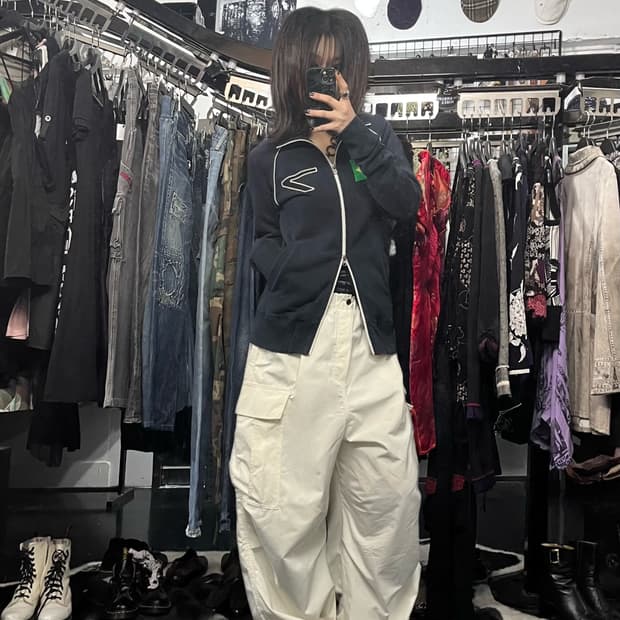 빈티지 투웨이 집업