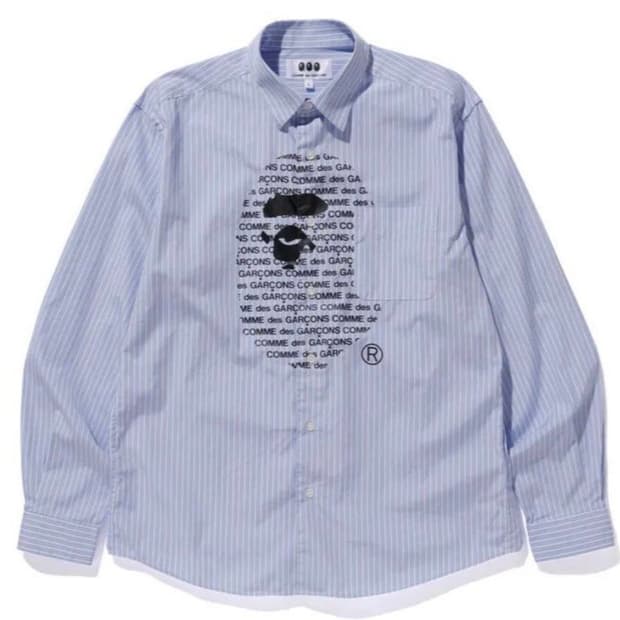 꼼데가르송X베이프 셔츠 M
