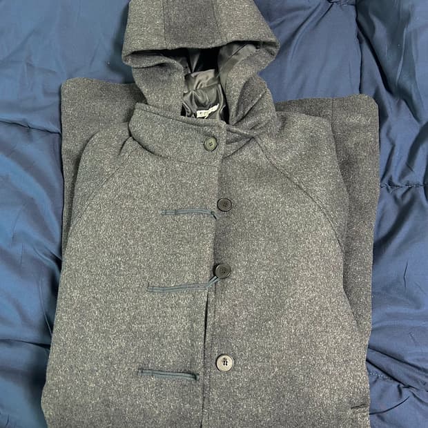 Hoodie long duffle Coat