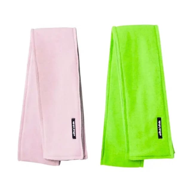 샬롬클럽 플리스 머플러 (green)