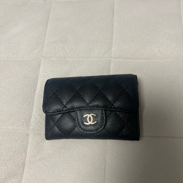 샤넬 캐비어 카드지갑 (상태S)