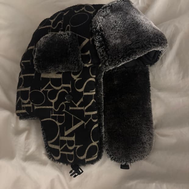 빈티지 슈프림 벨벳 패턴 군밤모자