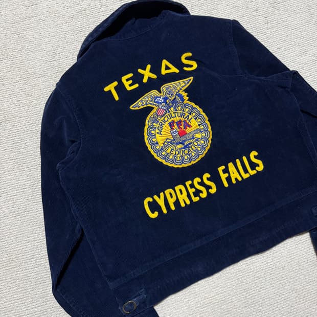 Y2K FFA 네이비 코듀로이 자켓 s, 55사이즈