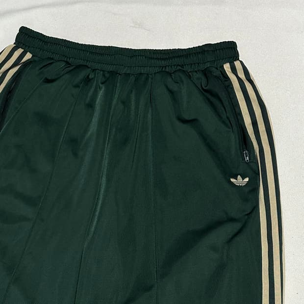 2XL 아디다스 파이어버드 골드라인 그린 트렉팬츠