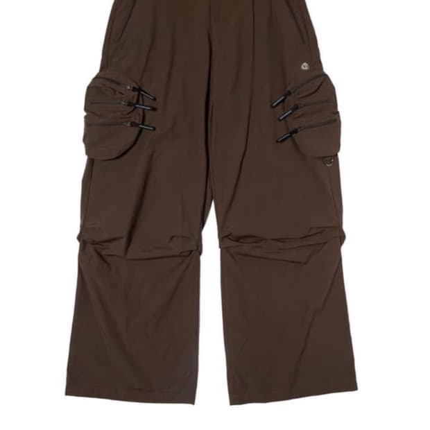 Suu circle pocket pants brown 