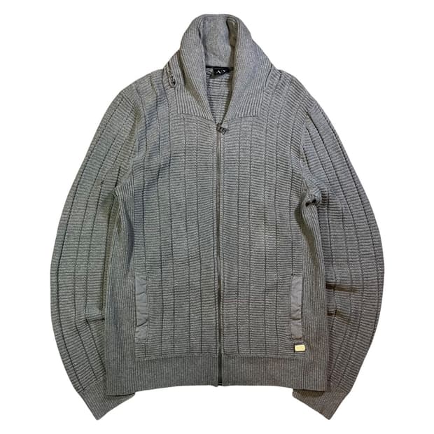 아르마니 익스체인지 숄카라 니트집업