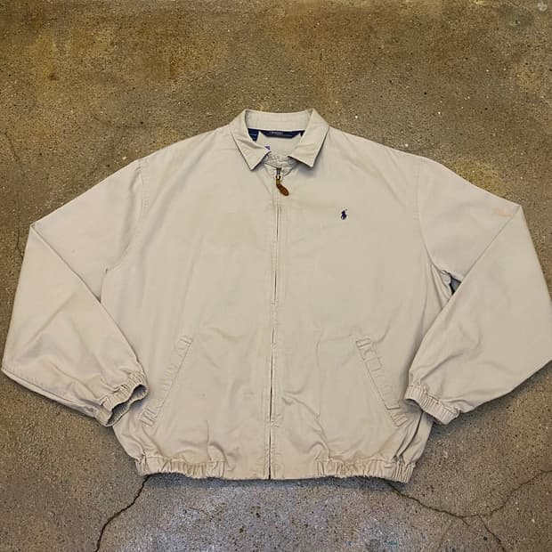 90s Made in USA 빈티지 폴로랄프로렌 헤링본 스윙자켓 스윙탑