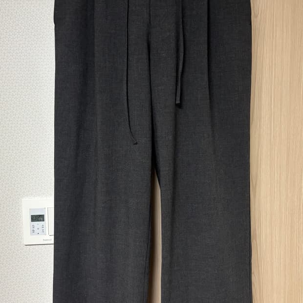 (2) 어나더오피스 하바나 밴딩 슬랙스 헤더 차콜