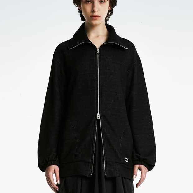 더오픈프로덕트 하이넥자켓 그레이