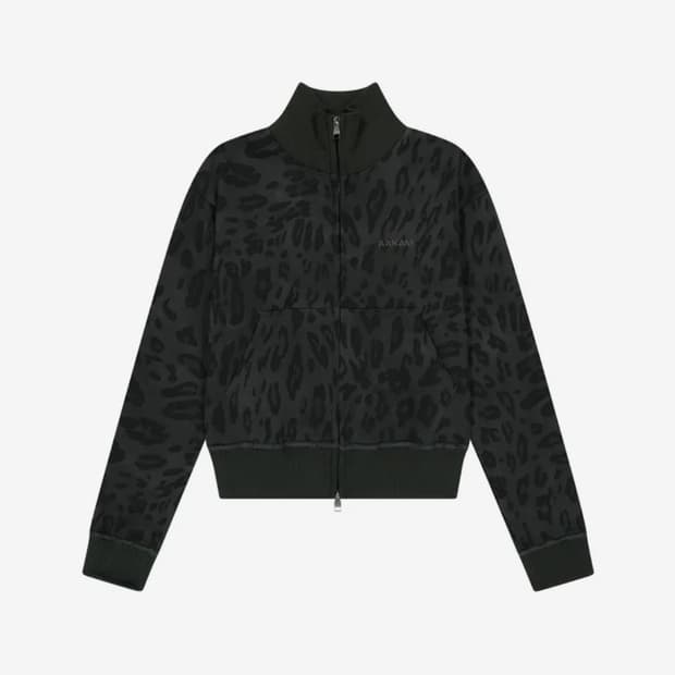 Leopard Logo Track Jacket