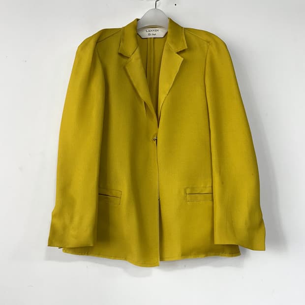 랑방파리 실크 블레이저