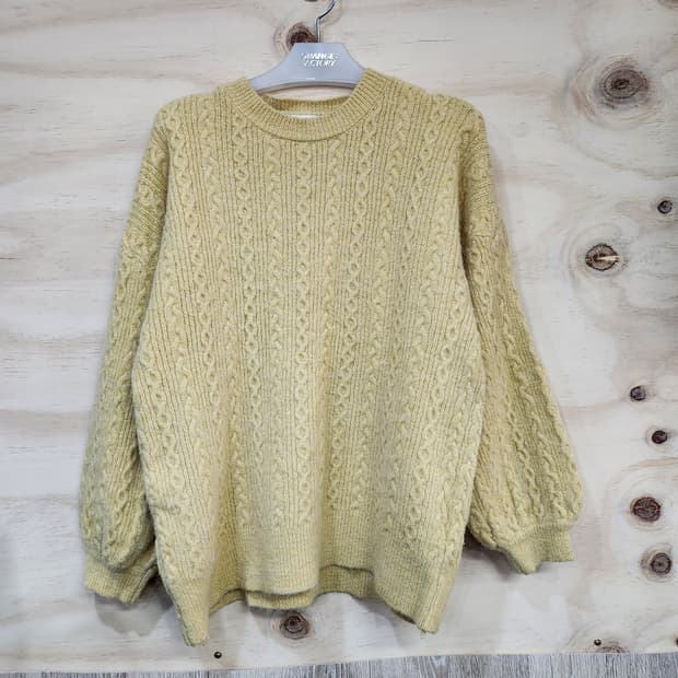 358) 여성 꽈배기 니트