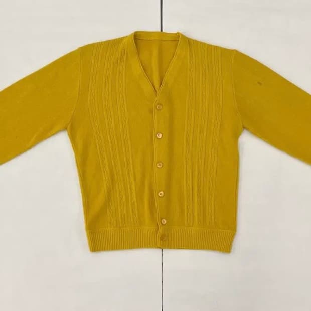 빈티지 아크릴 가디건 L 일괄판매 