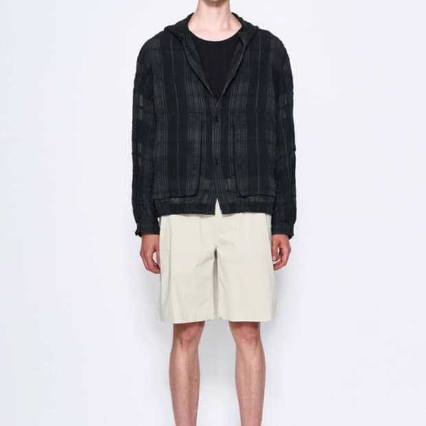 2025 타임옴므 린넨 블렌드 후드 점퍼 한섬