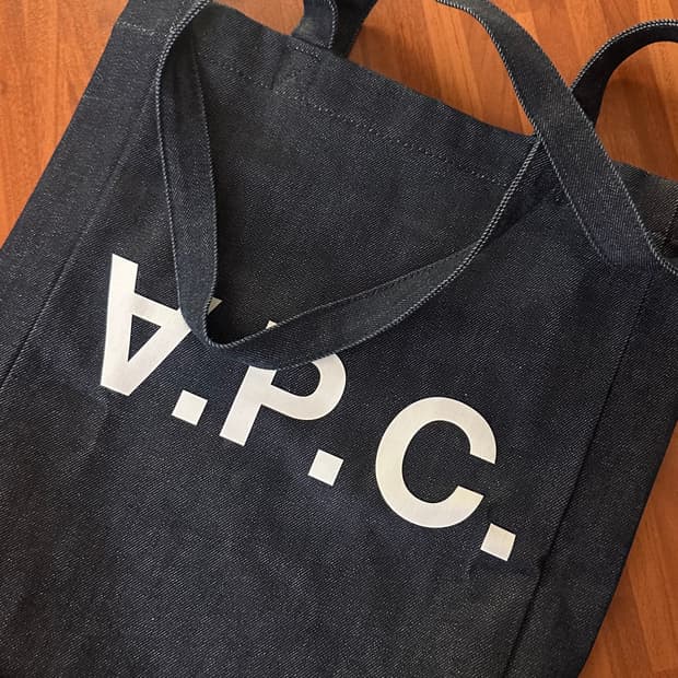 A.P.C 아페쎄 데님 토트백 에코백