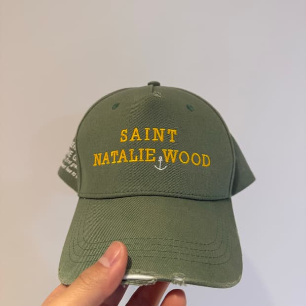 SAINT NATALIE WOOD PAINT HAT GREEN