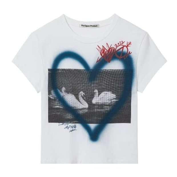 THEOPEN PRODUCT 더오픈프로덕트 love baby 크롭티