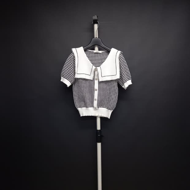 에고이스트 춘하 숏 니트블라우스 F 33-55