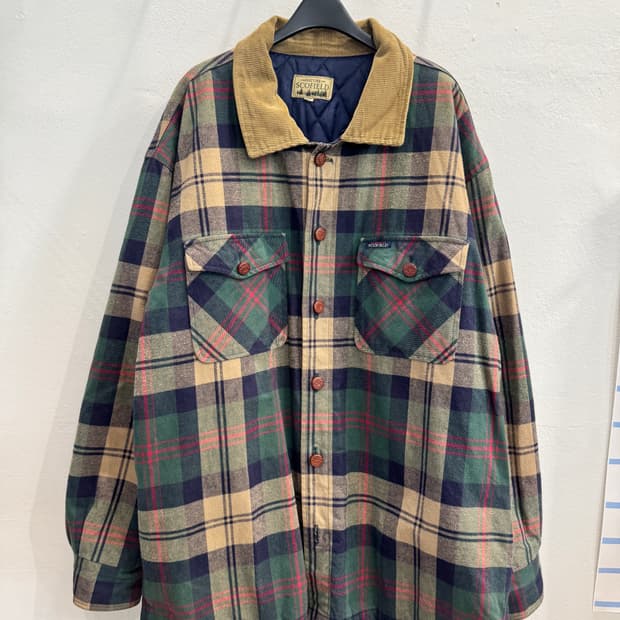 vintage 안감누비 셔츠점퍼