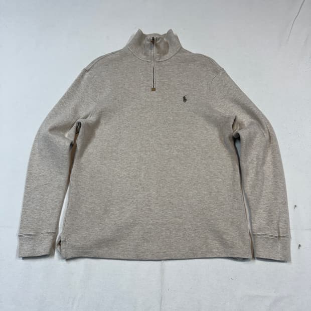 S) 폴로 랄프로렌 반집업 풀오버 코튼 니트