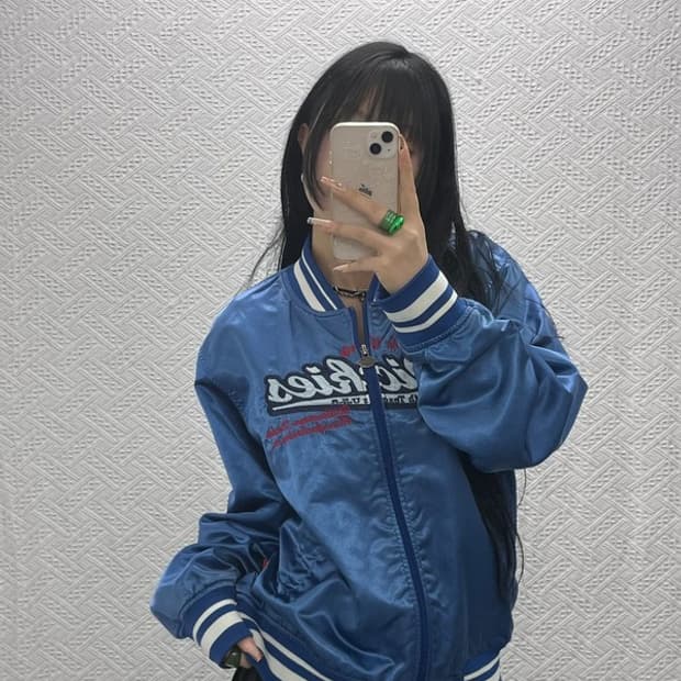 디키즈 올드스쿨 레트로 스타디움 바시티 자켓 L C08179