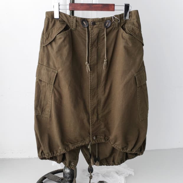 cargo string balloon skirt