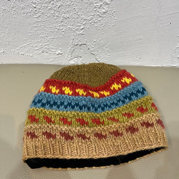 Made in Nepal 퓨어울 핸드메이드 비니 우먼즈