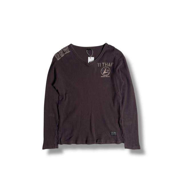 아비렉스 레터링 롱 슬리브