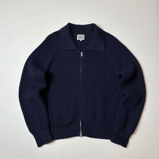 마리떼프랑소와저버 23FW 니트 투웨이 카라 집업 PN8541