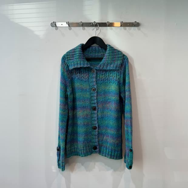 히피 모헤어 가디건