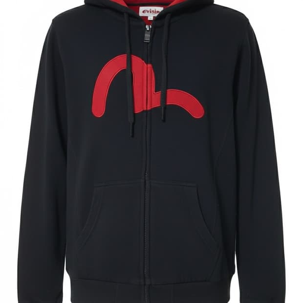 에비수 블랙 후드집업 W/M 55-66