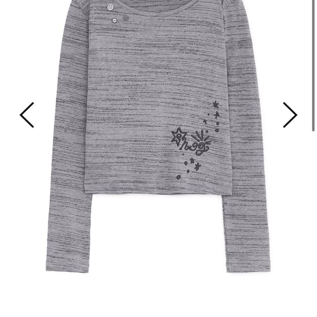 허그유어스킨 허그 스티치 니트 티 멀티