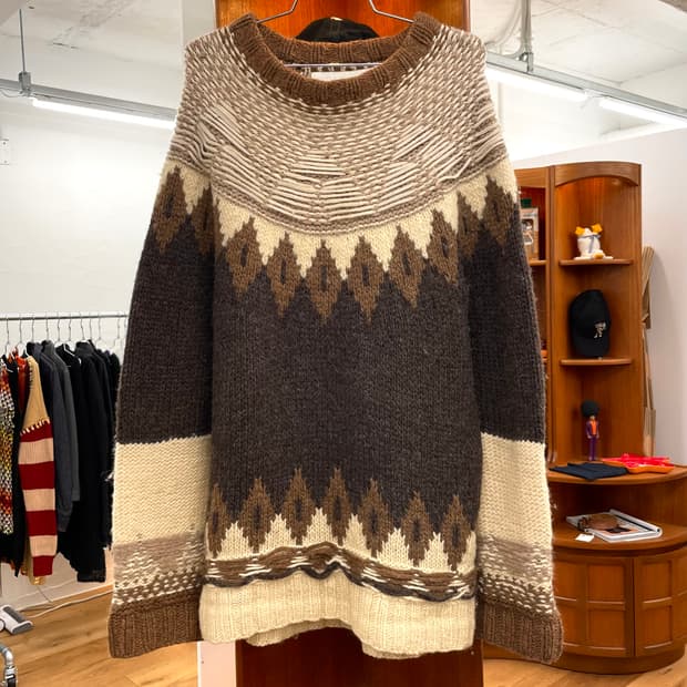 [M] 마르지엘라 h&m 노르딕 니트 스웨터