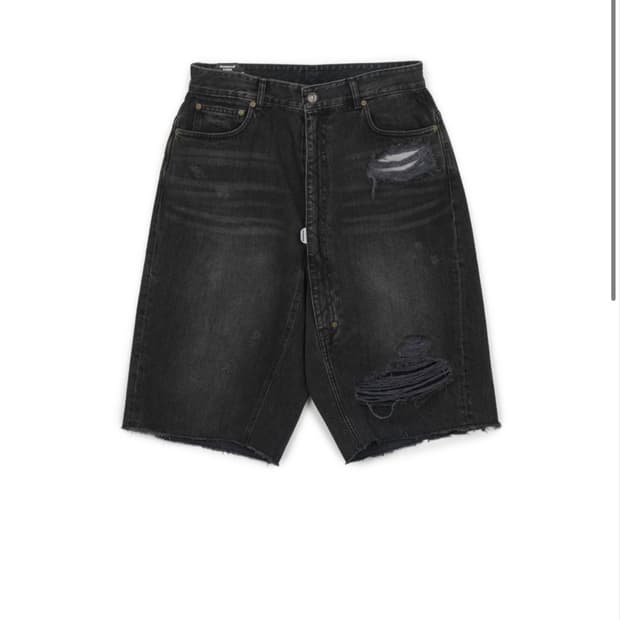 [2] 프로토콜인덱스 LONG ZIPPER FLY DENIM SHORTS