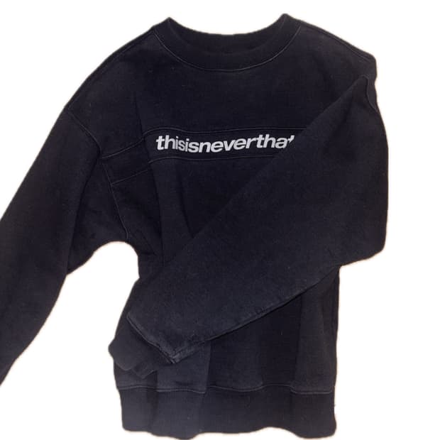 thisisneverthat black crewneck