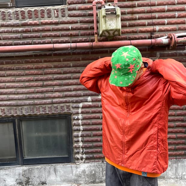 빈티지 별 패턴 군모