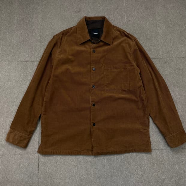 theory 띠어리 코듀로이 셔츠 자켓 m