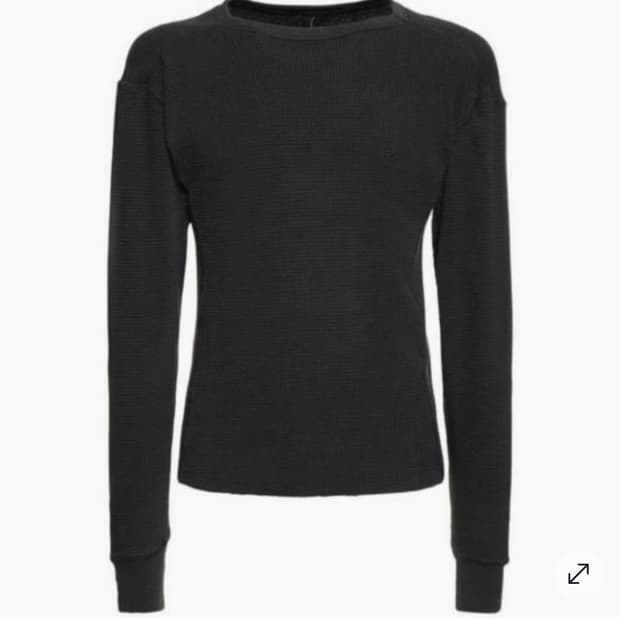 (L)엔타이어스튜디오 써멀 롱슬리브 워시드 블랙