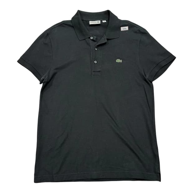 ✨ (바배) 라코스테 슬림핏 블랙 카라 반팔티 