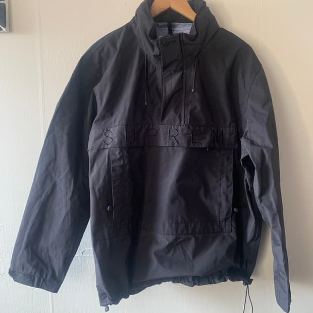 슈프림 블랙 아노락 자켓 M