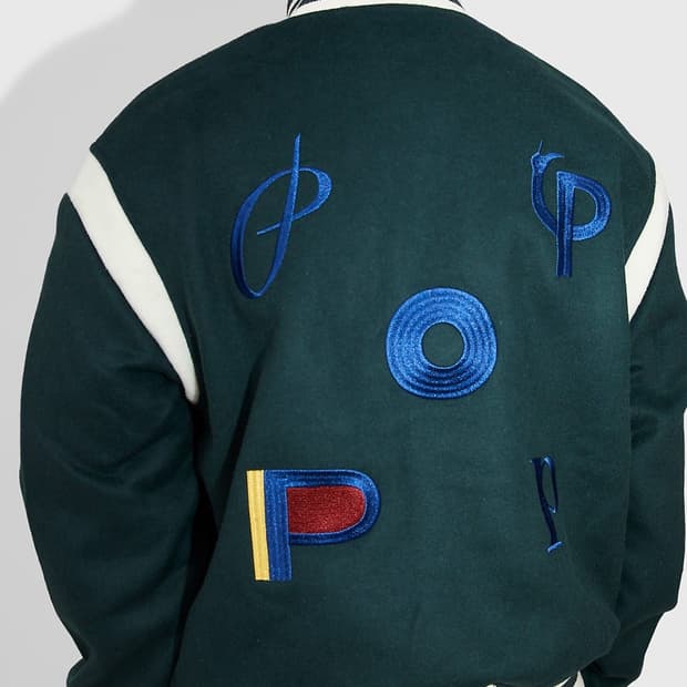 팝트레이딩컴퍼니 X 파라 바시티 자켓